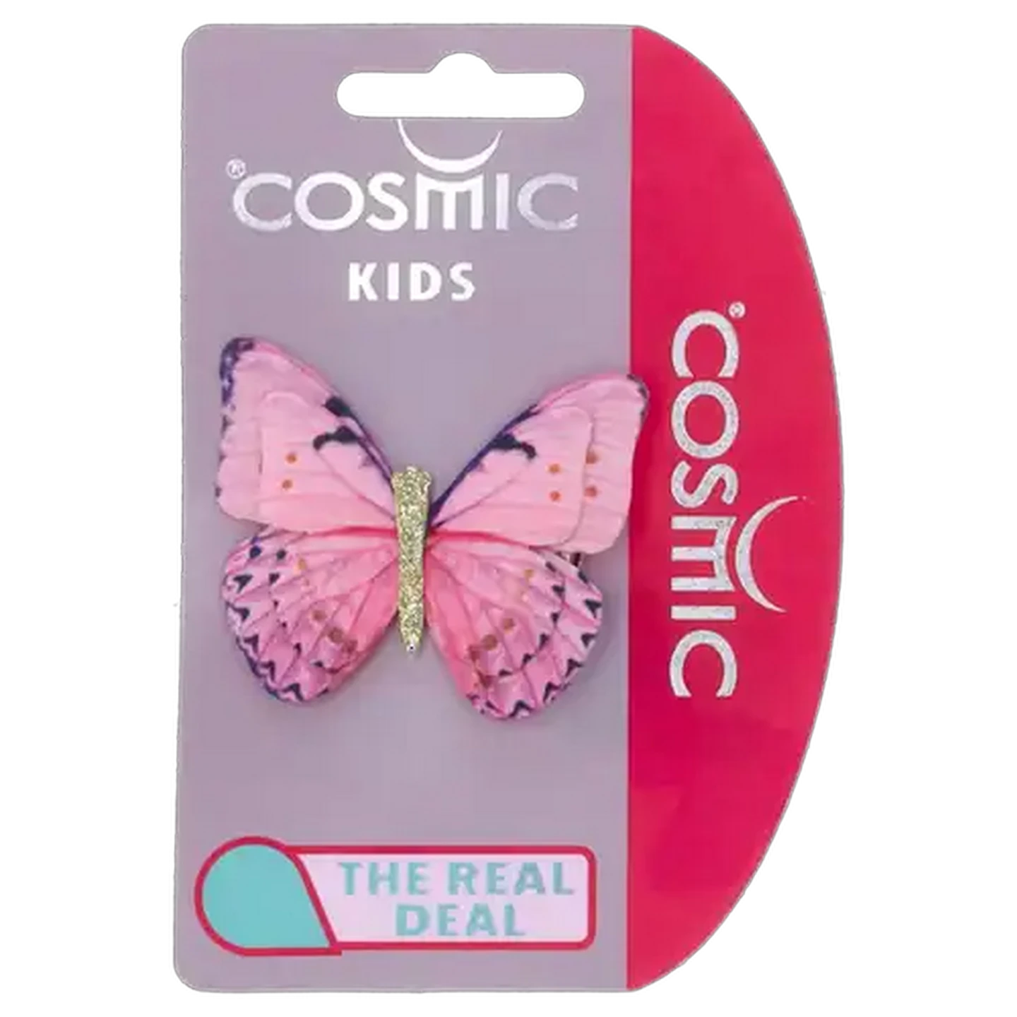 Image of Cosmic Pink Kids Butterfly Hair Clip