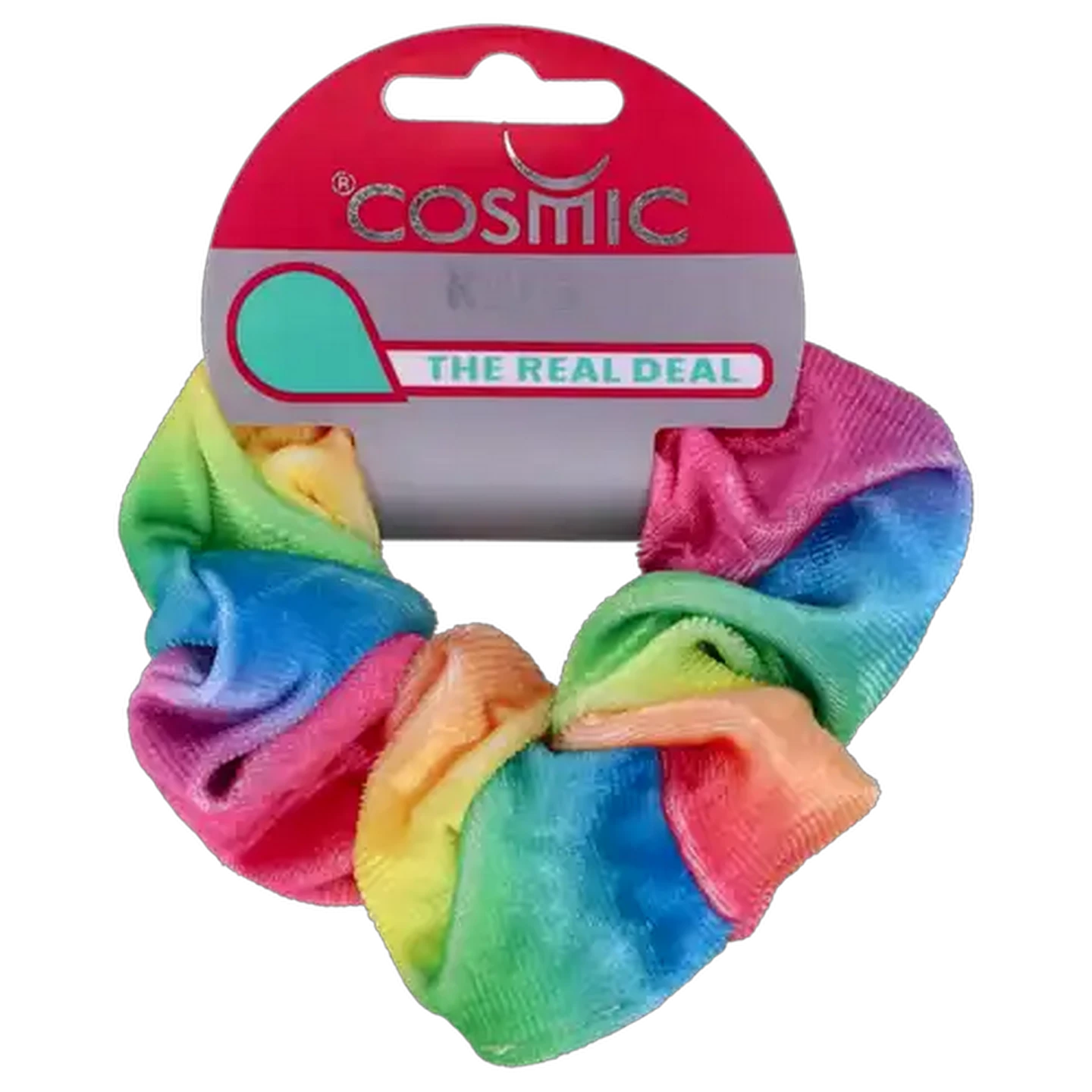 Image of Cosmic Kids Rainbow Ponyband Hair Scrunchie