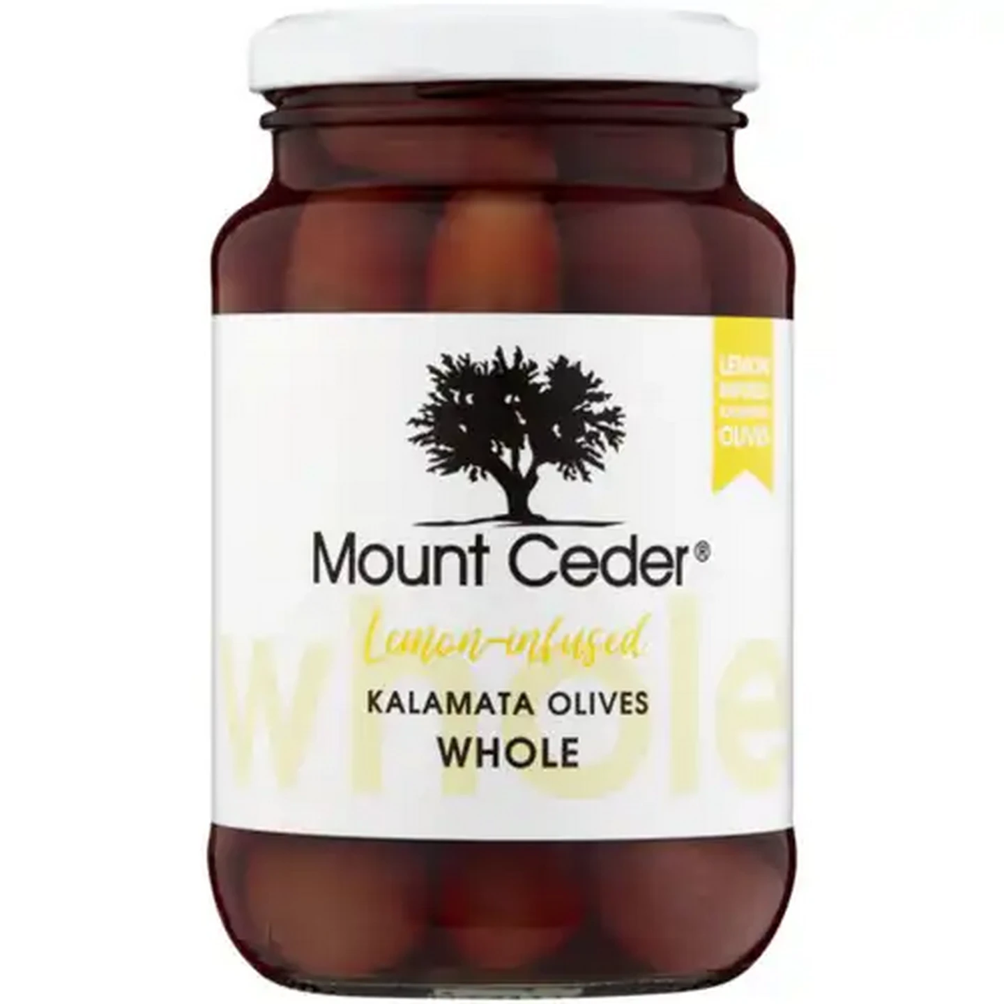 Image of Mount Ceder Lemon-Infused Whole Kalamata Olives 406g
