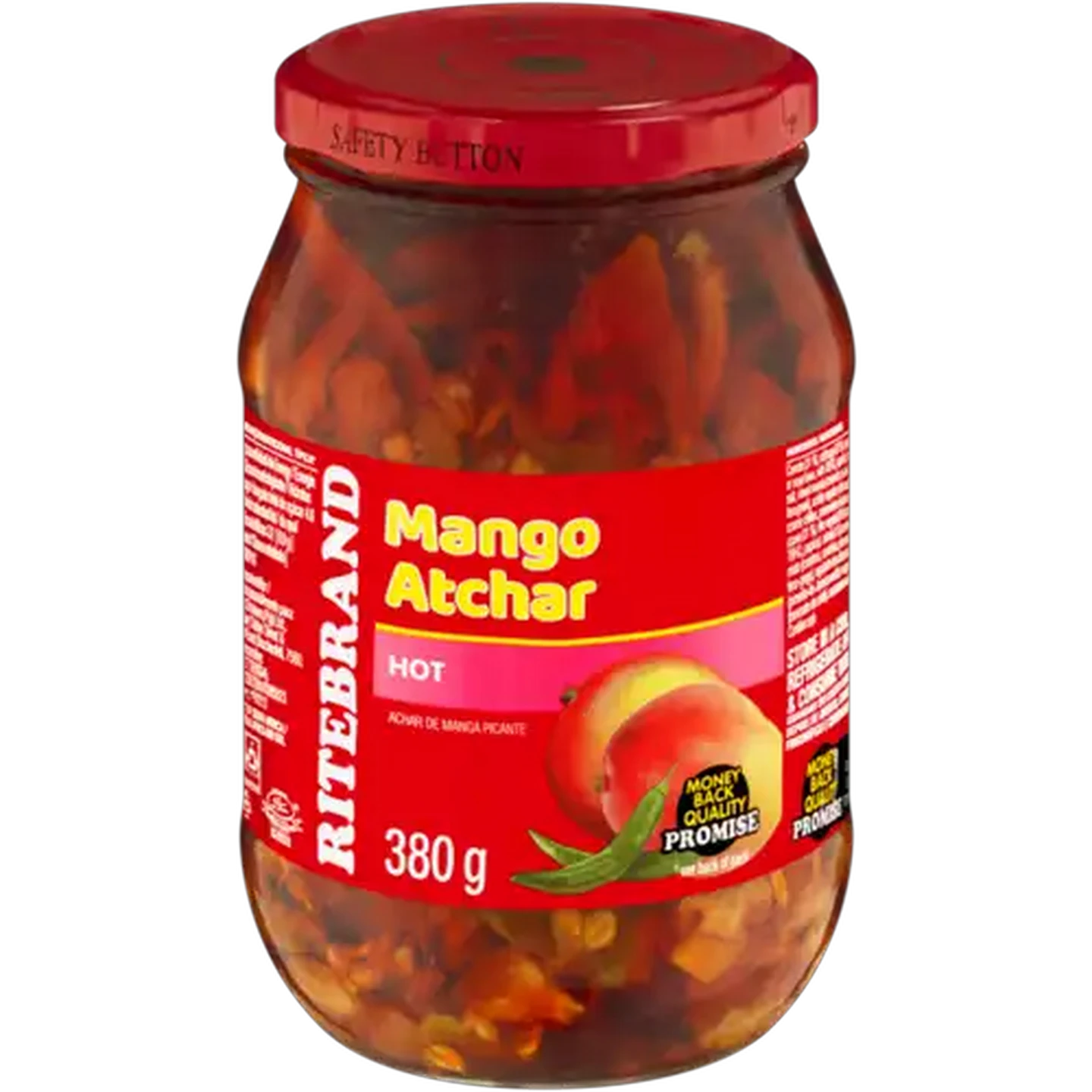 Image of Ritebrand Hot Mango Atchar 380g