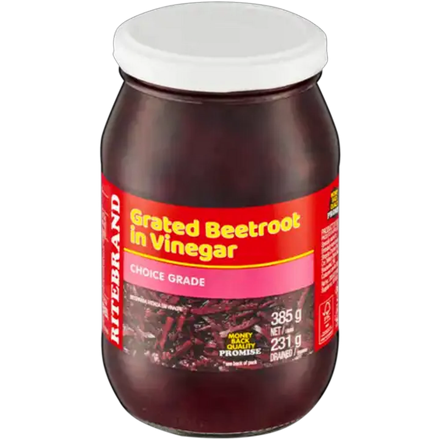Image of Ritebrand Grated Beetroot in Vinegar 385g