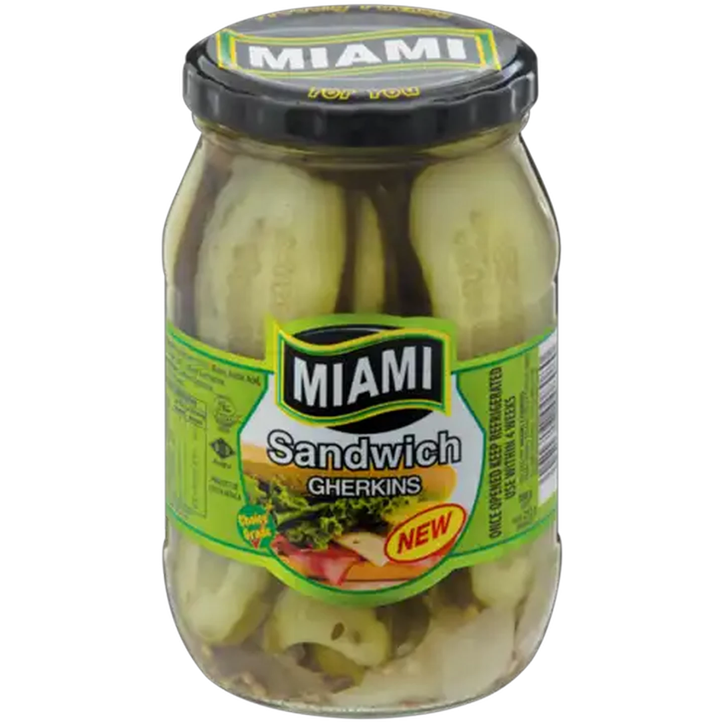 Image of Miami Sandwich Gherkins 380g