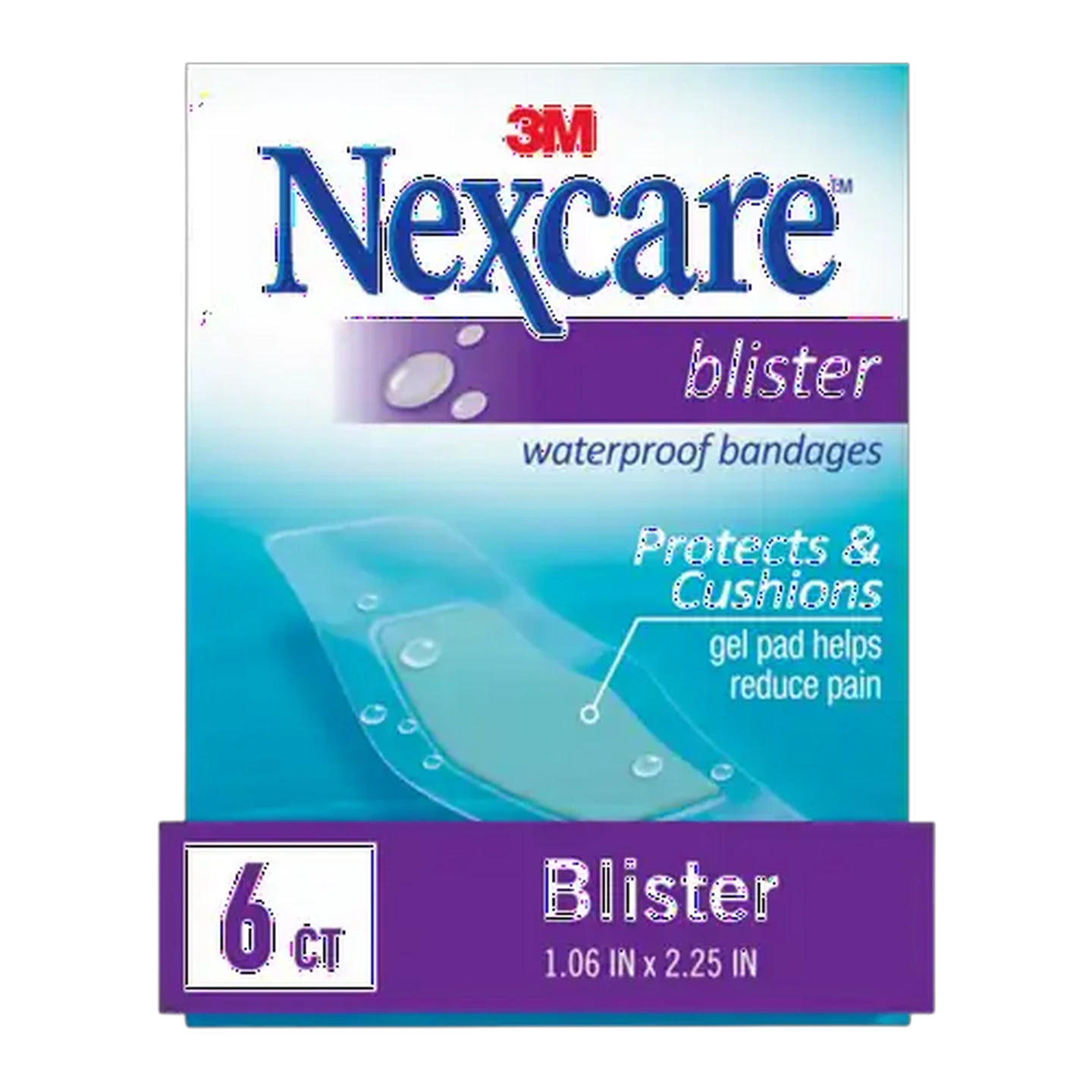 Image of Nexcare Blister Waterproof Bandages 26mm x 57mm