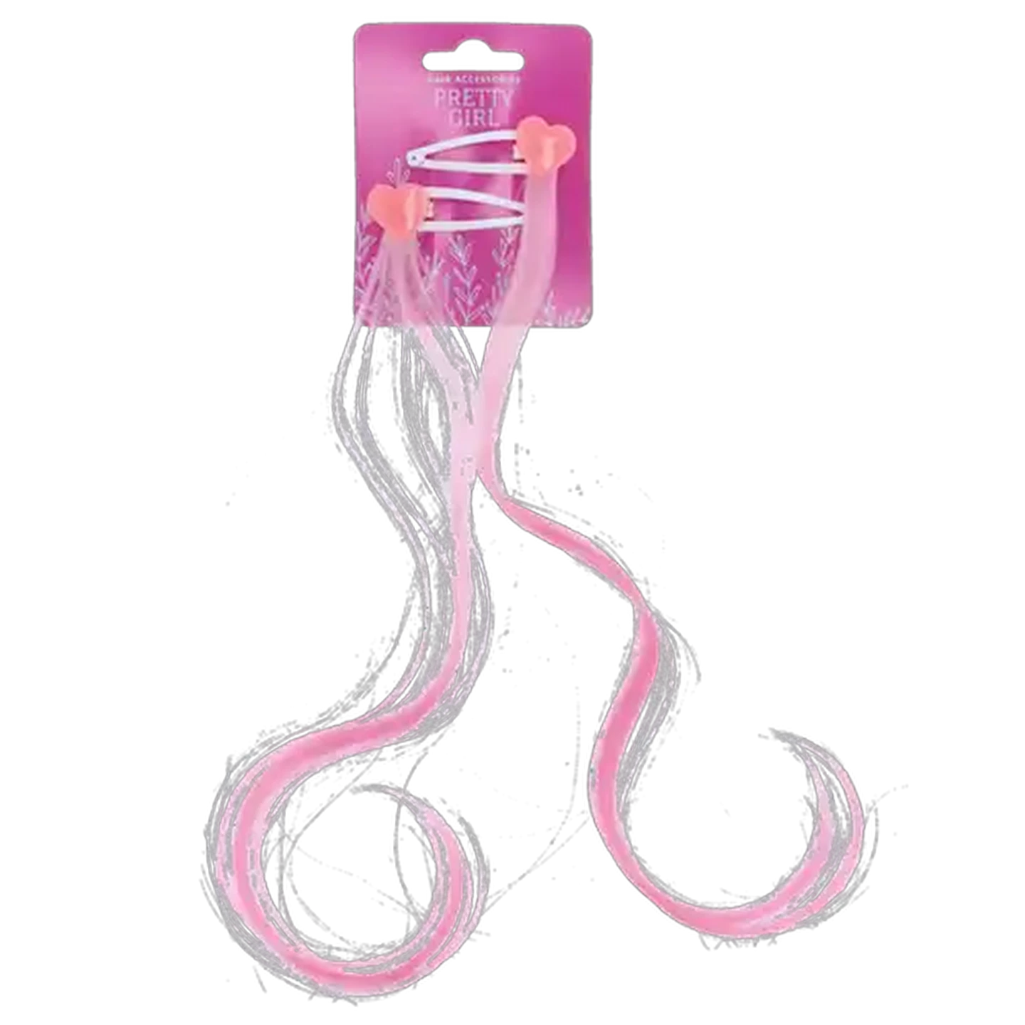 Image of Pretty Girl Fun Flower Clip With Hair 2 Piece