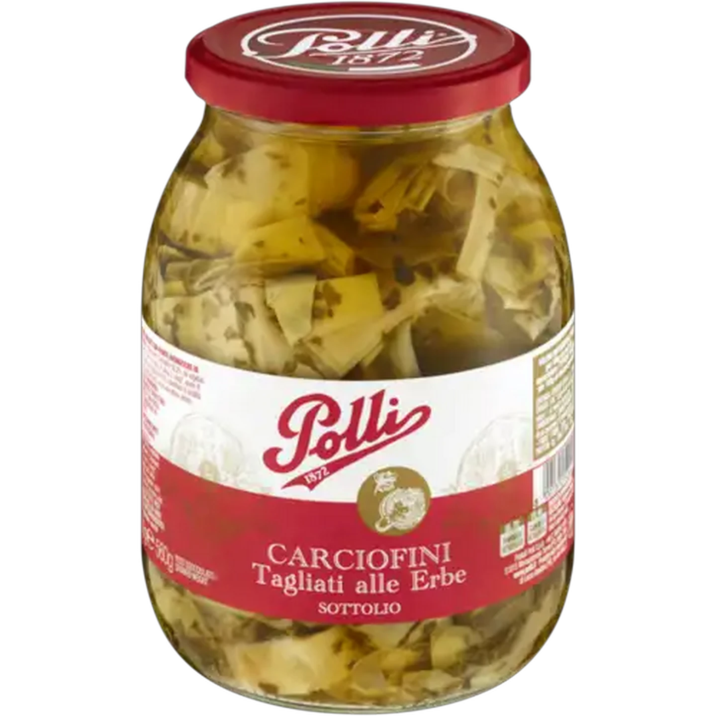 Image of Polli Cutted Artichoke with Herbs in Vegetable Oils 950g