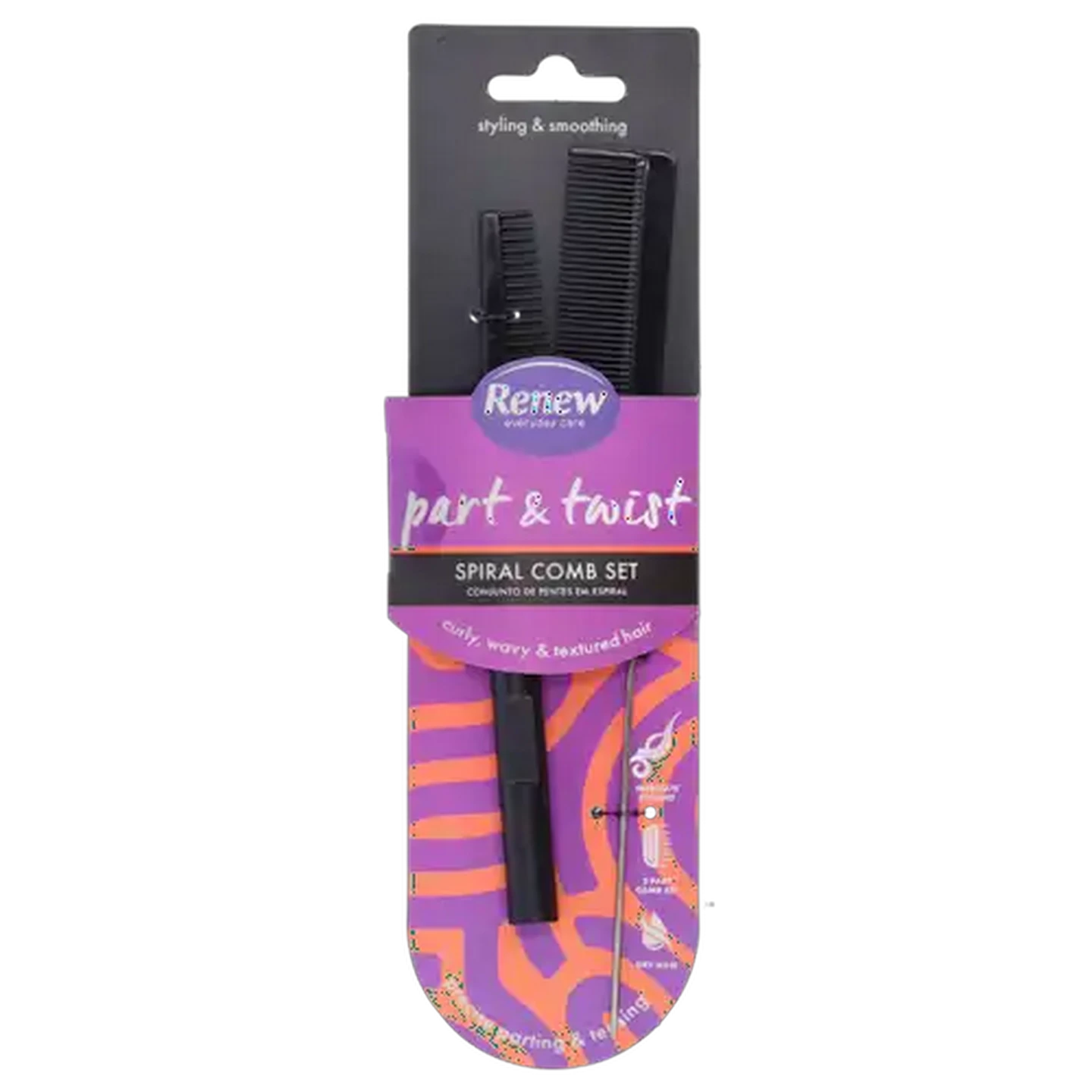 Image of Renew Curl & Coil Comb & Brush 2 Piece