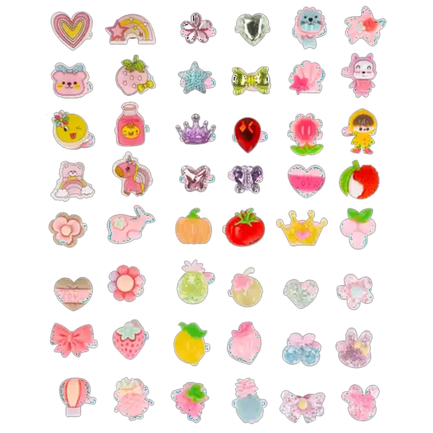 Image of Girl Glitz! Pretty Jewellery Ring Set 8-Pack (Design May Vary)