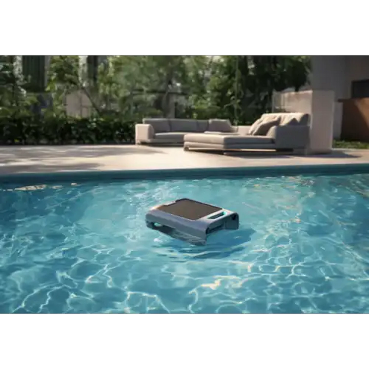 Image of Aiper Surfer S2 Cordless Solar Robotic Pool Skimmer