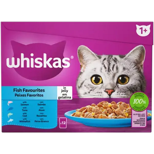 Whiskas Fish Selection In Jelly 12 x 85g