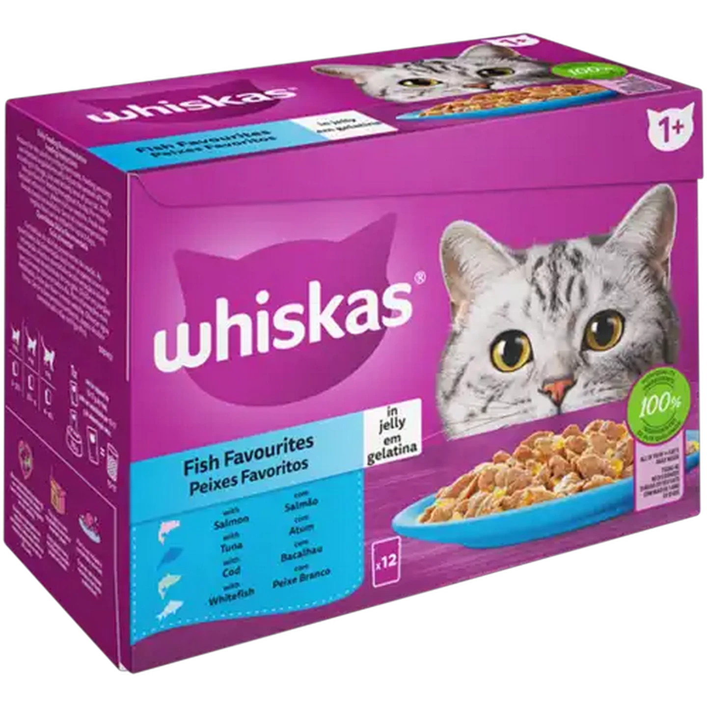 Image of Whiskas Fish Selection In Jelly 12 x 85g