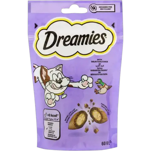 Dreamies Cat Treats with Duck 60g