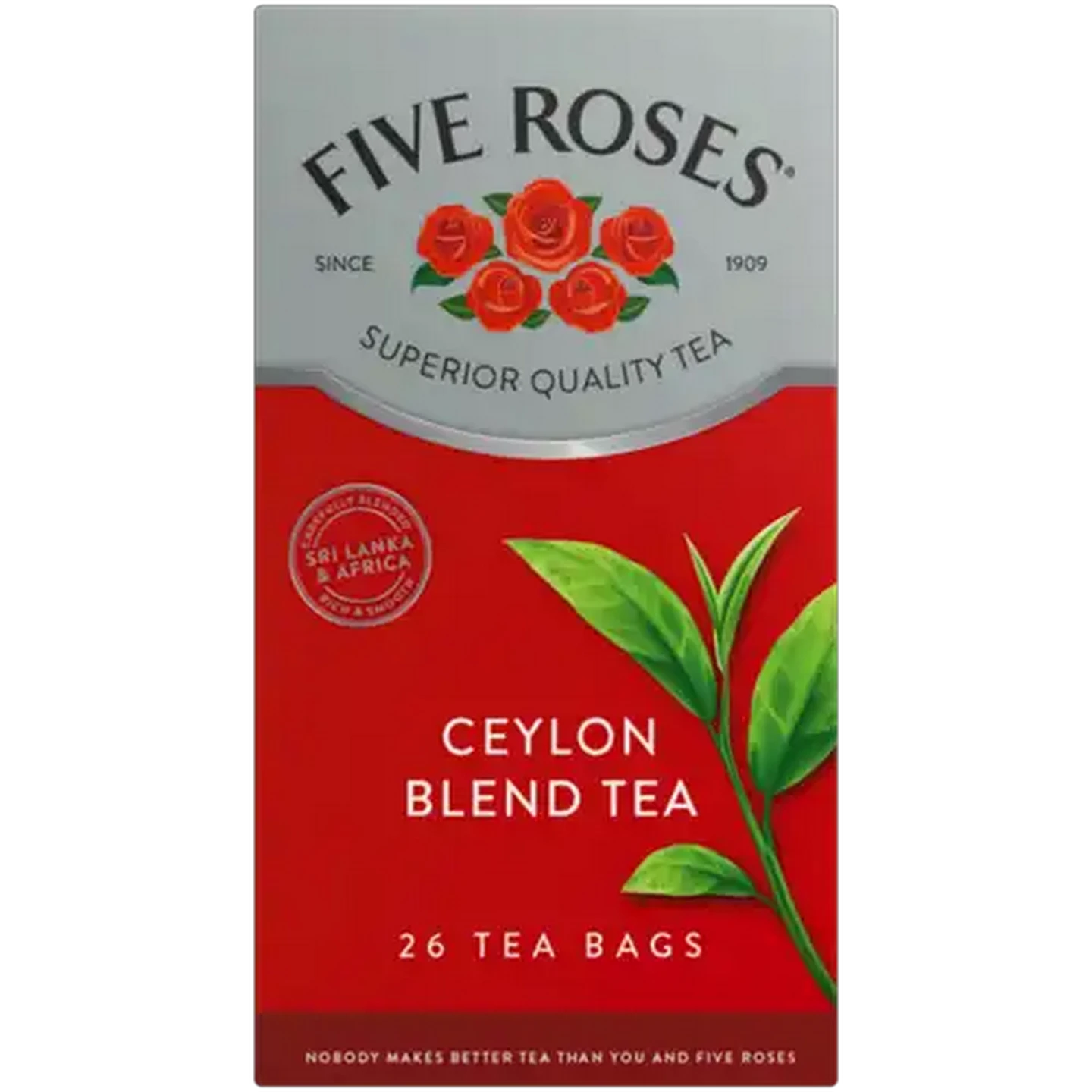 Image of Five Roses Ceylon Blend Tea Bags 26 Pack