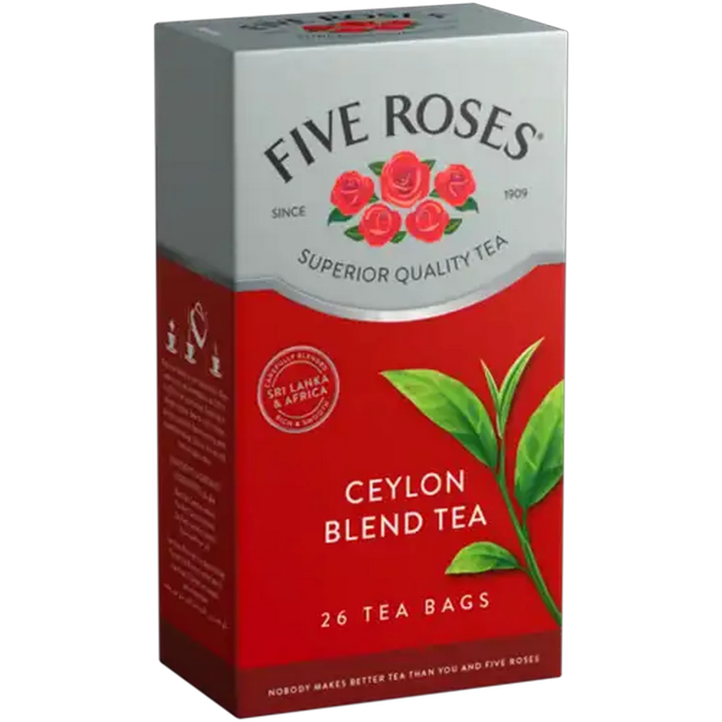 Image of Five Roses Ceylon Blend Tea Bags 26 Pack
