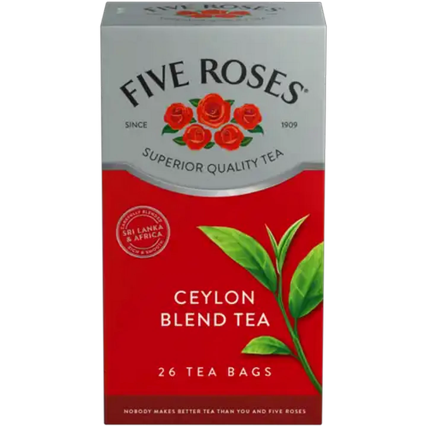 Image of Five Roses Ceylon Blend Tea Bags 26 Pack