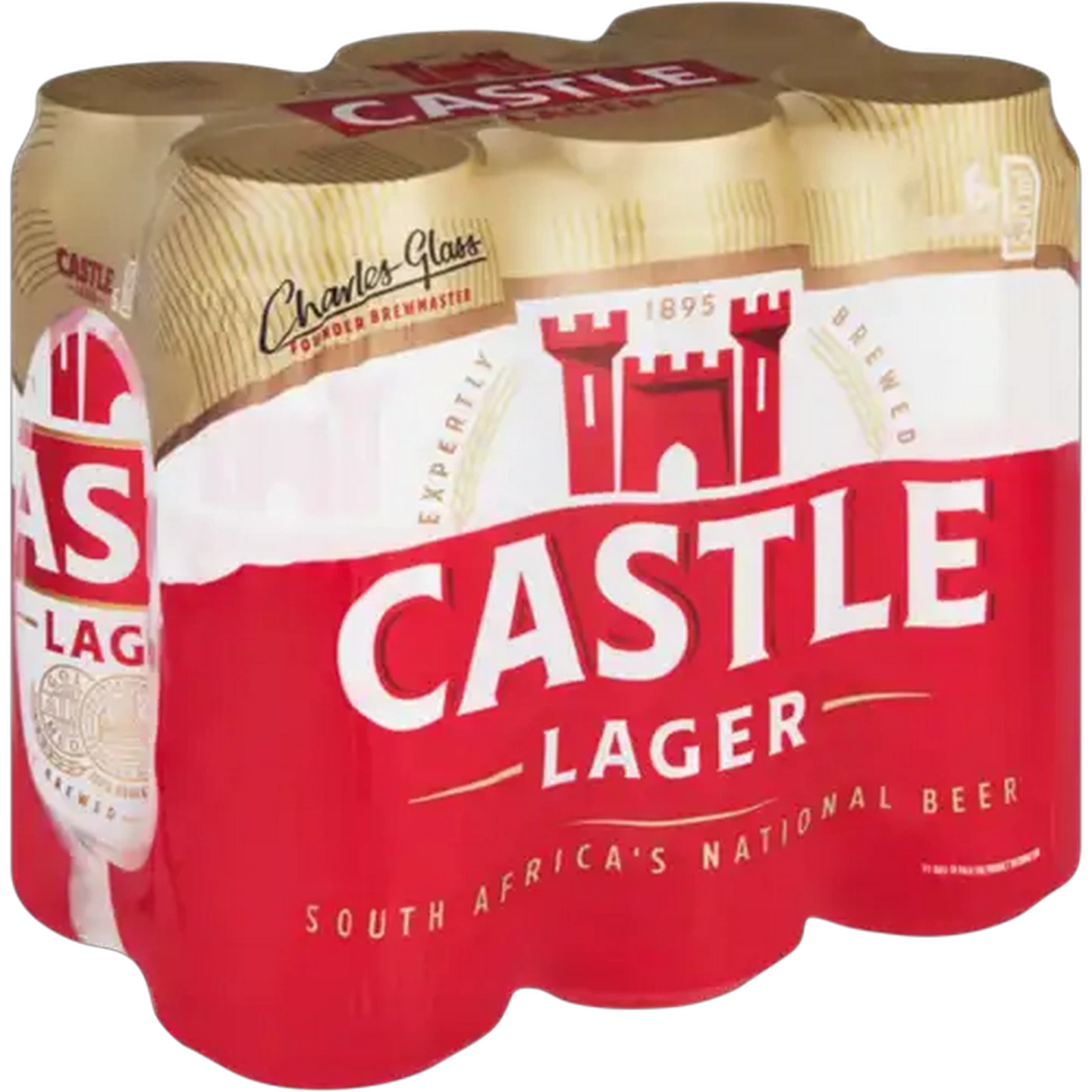 Image of Castle Lager Beer Cans 6 x 500ml