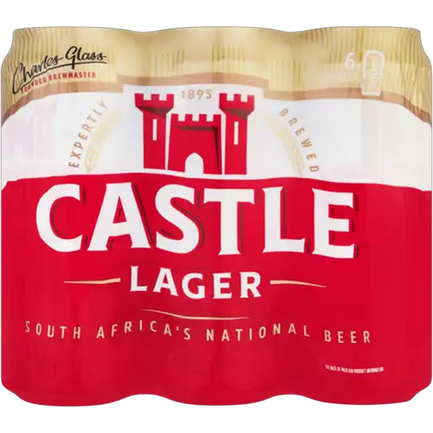 Image of Castle Lager Beer Cans 6 x 500ml