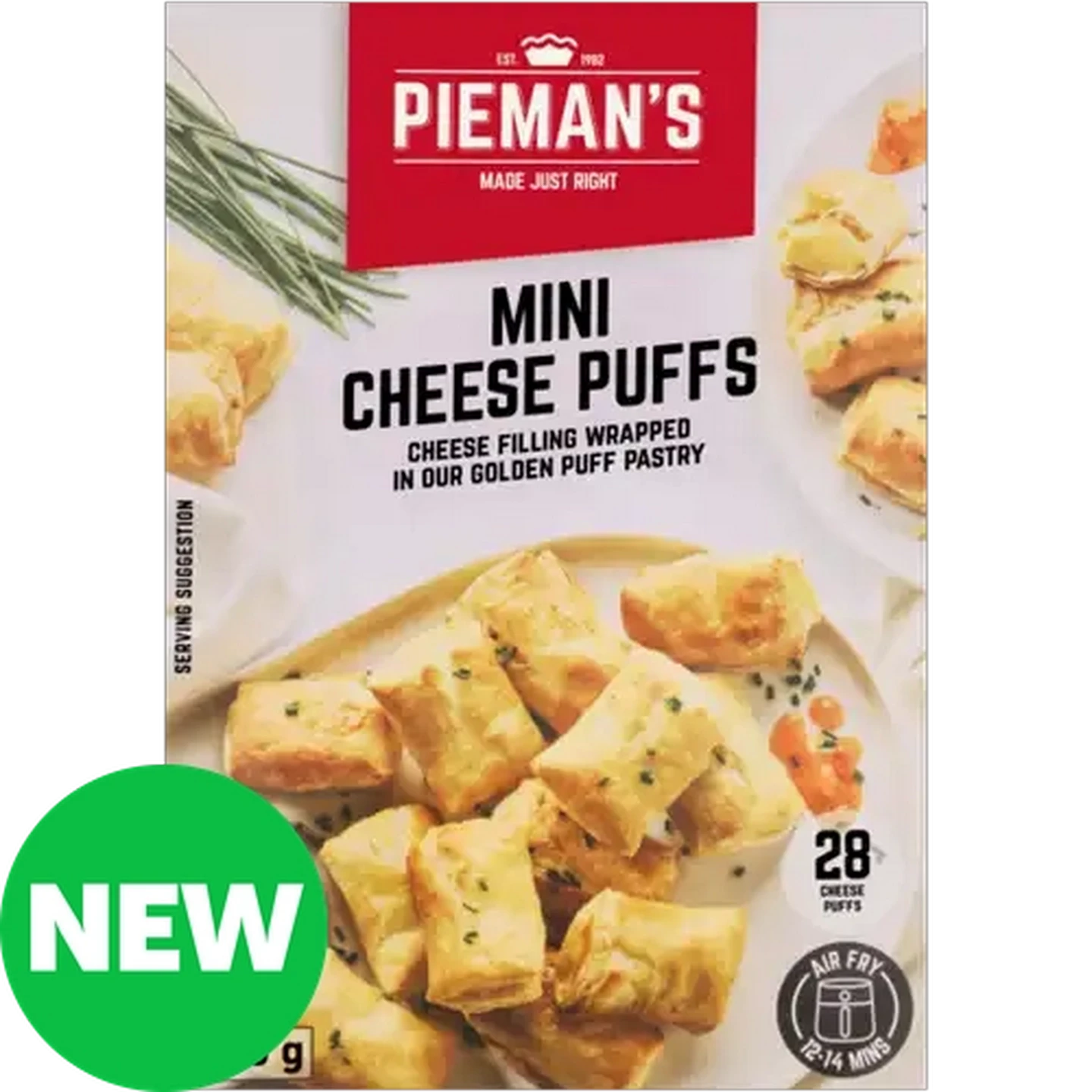 Image of PIEMAN’S Frozen Mini Cheese Puffs 28 x 30g