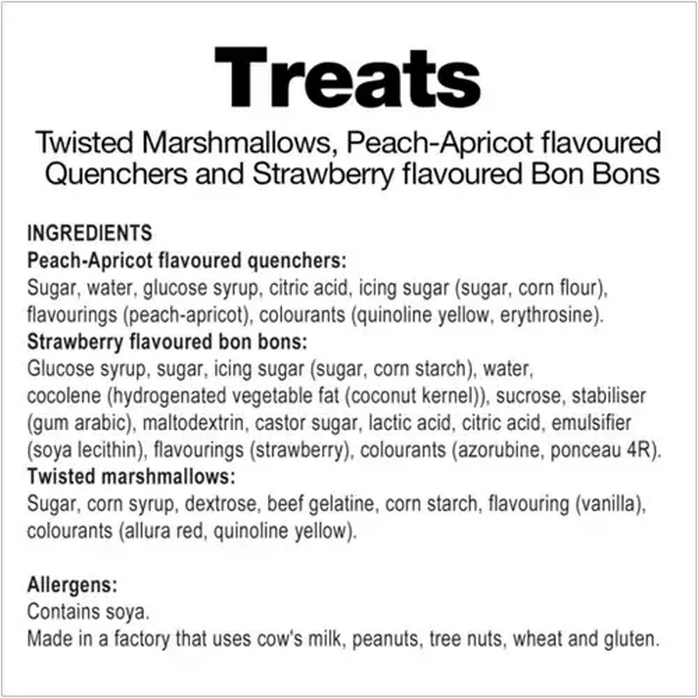 Image of Sixty60 Treats Van 130g