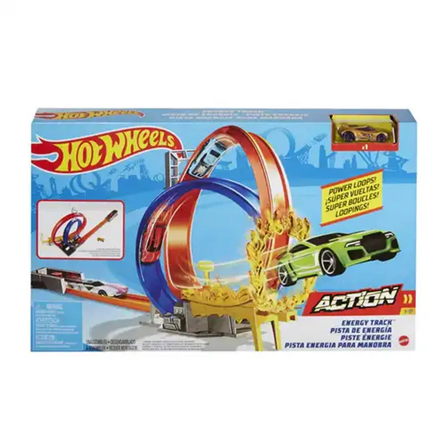 Image of ​Hot Wheels Track Set with Double Loop
