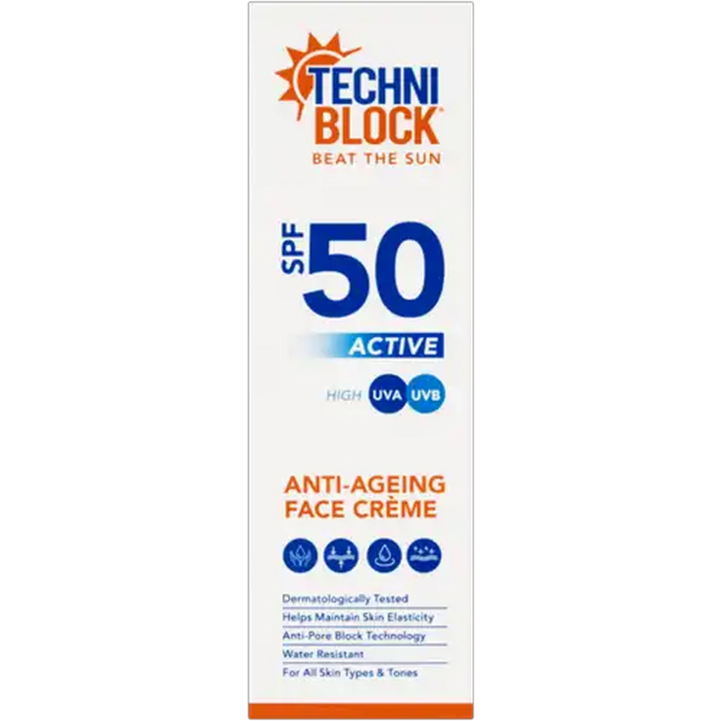 Image of Techniblock SPF 50 Anti-Ageing Face Crème 75ml