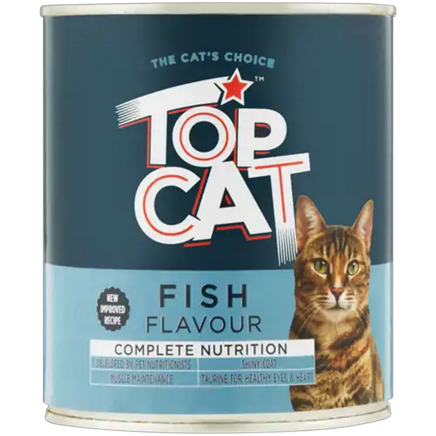 Image of Top Cat Fish Flavoured Cat Food Can 820g