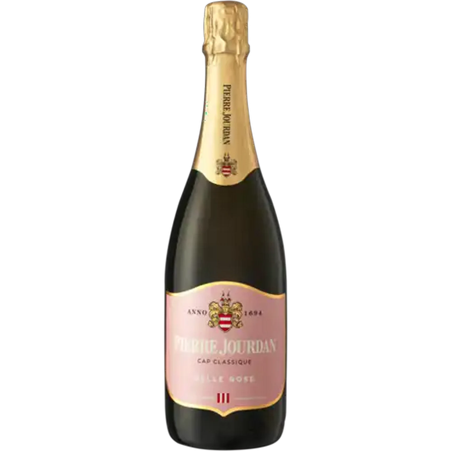 Image of Pierre Jourdan Belle Rose Cap Classique Sparkling Wine Bottle 750ml