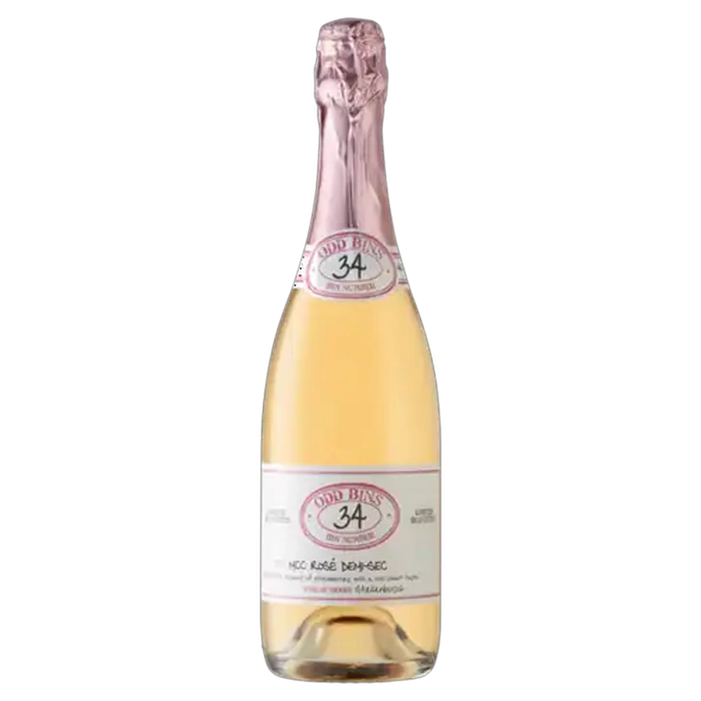 Image of Odd Bins Bin Number 34 MCC Rosé Demi-Sec Bottle 750ml
