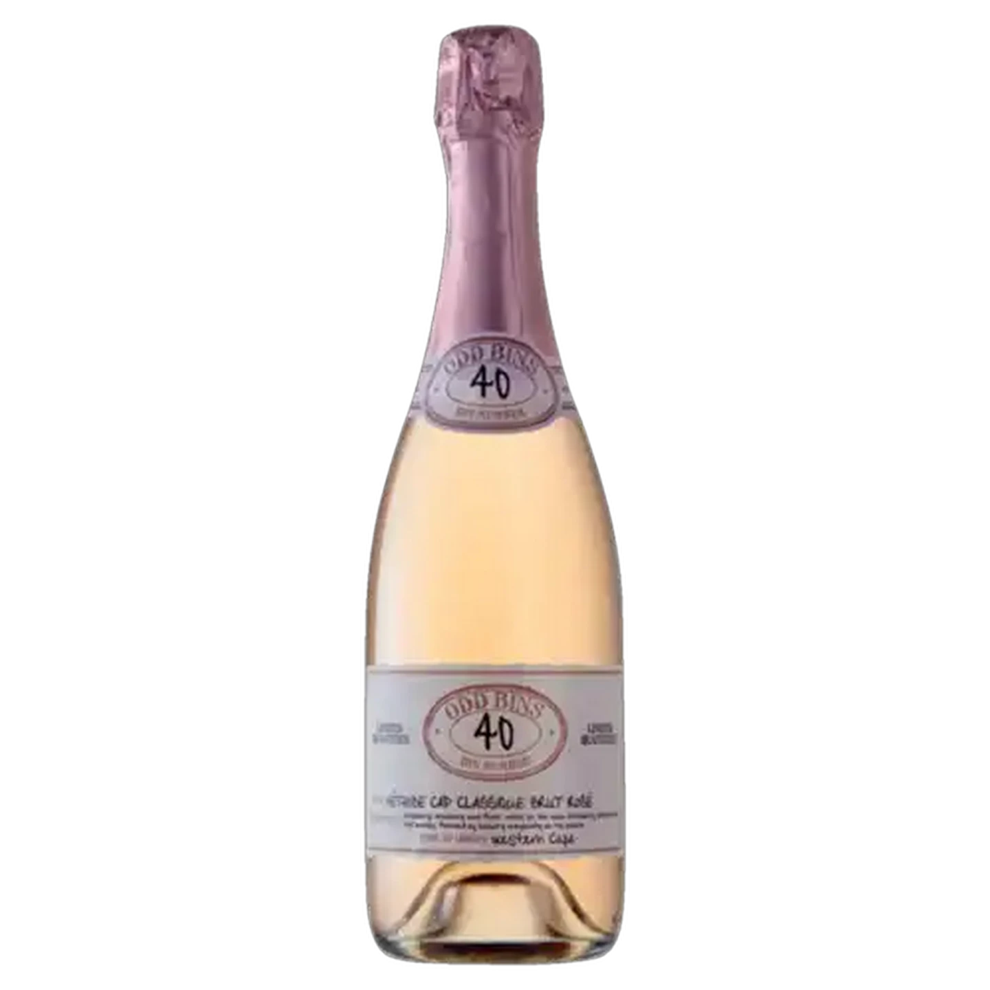 Image of Odd Bins 40 Cap Classique Brut Rosé Sparkling Wine 750ml