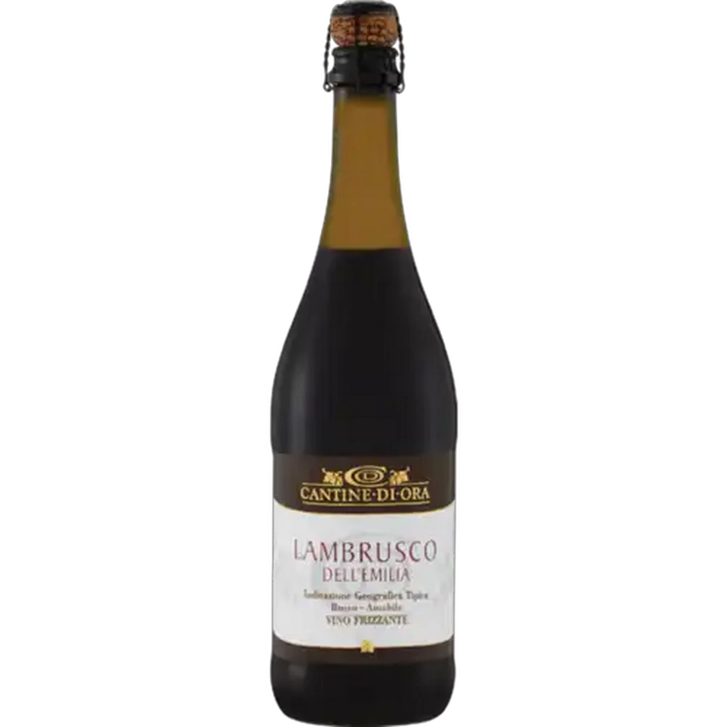 Image of Lambrusco Dell Emilia Red Sparkling Wine Bottle 750ml