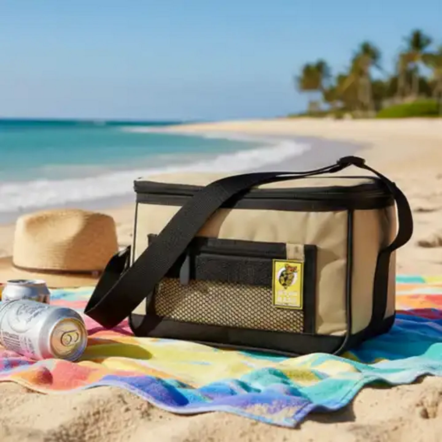 Image of Bush Baby 6 Can Beach Cooler Bag