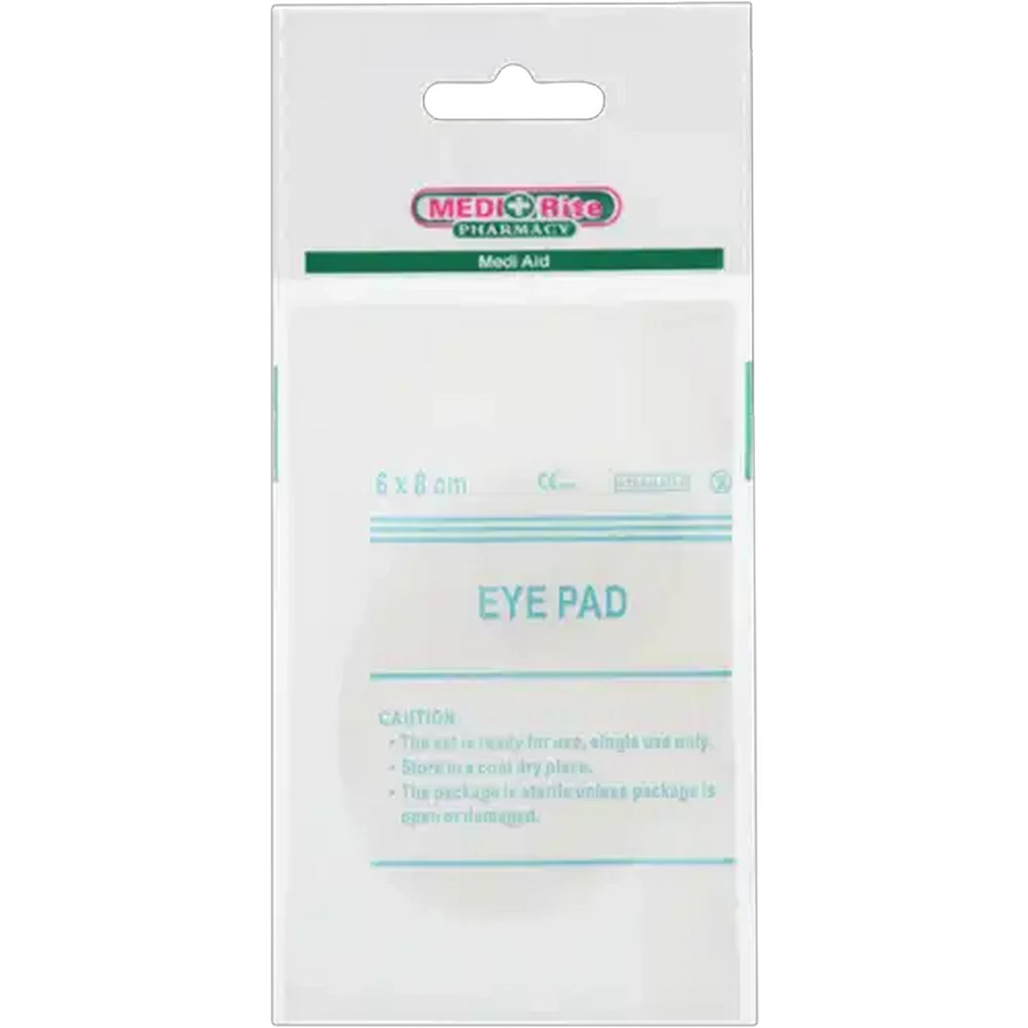 Image of Medirite Pharmacy Medi Aid Eye Pad 6 x 8cm