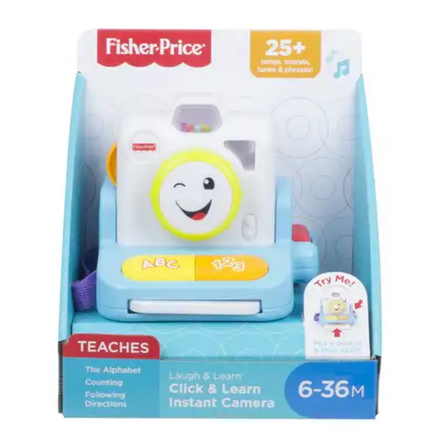 Image of Fisher-Price Laugh & Learn Click & Learn Instant Camera