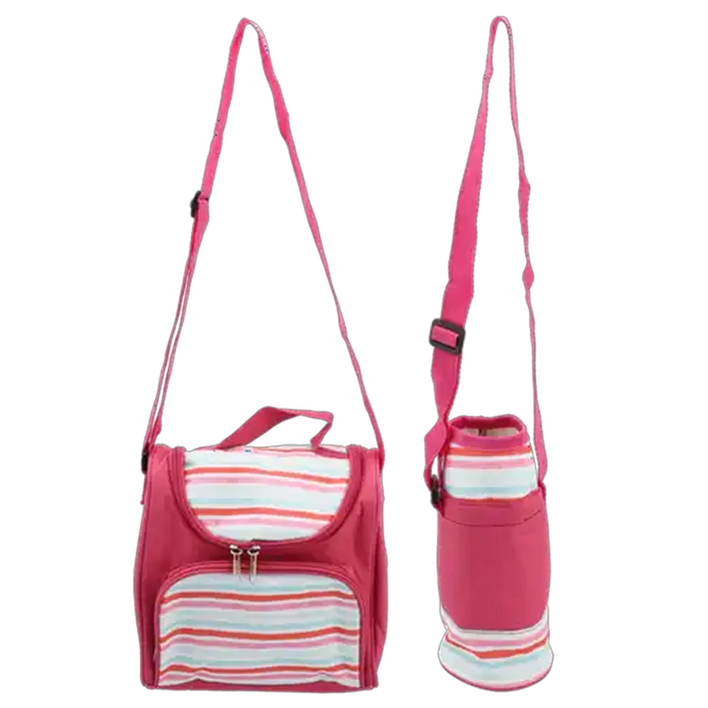 Image of Quality Lunch Cooler Bag Set 2 Piece (Colour May Vary)