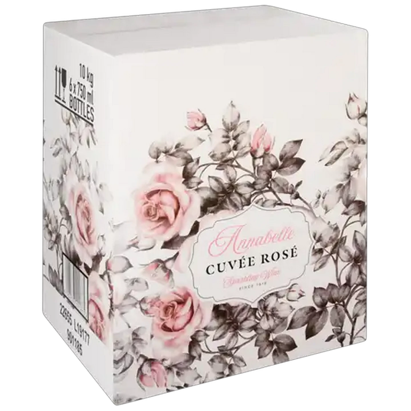 Image of Annabelle Cuvée Rosé Sparkling Wine Bottles 6 x 750ml