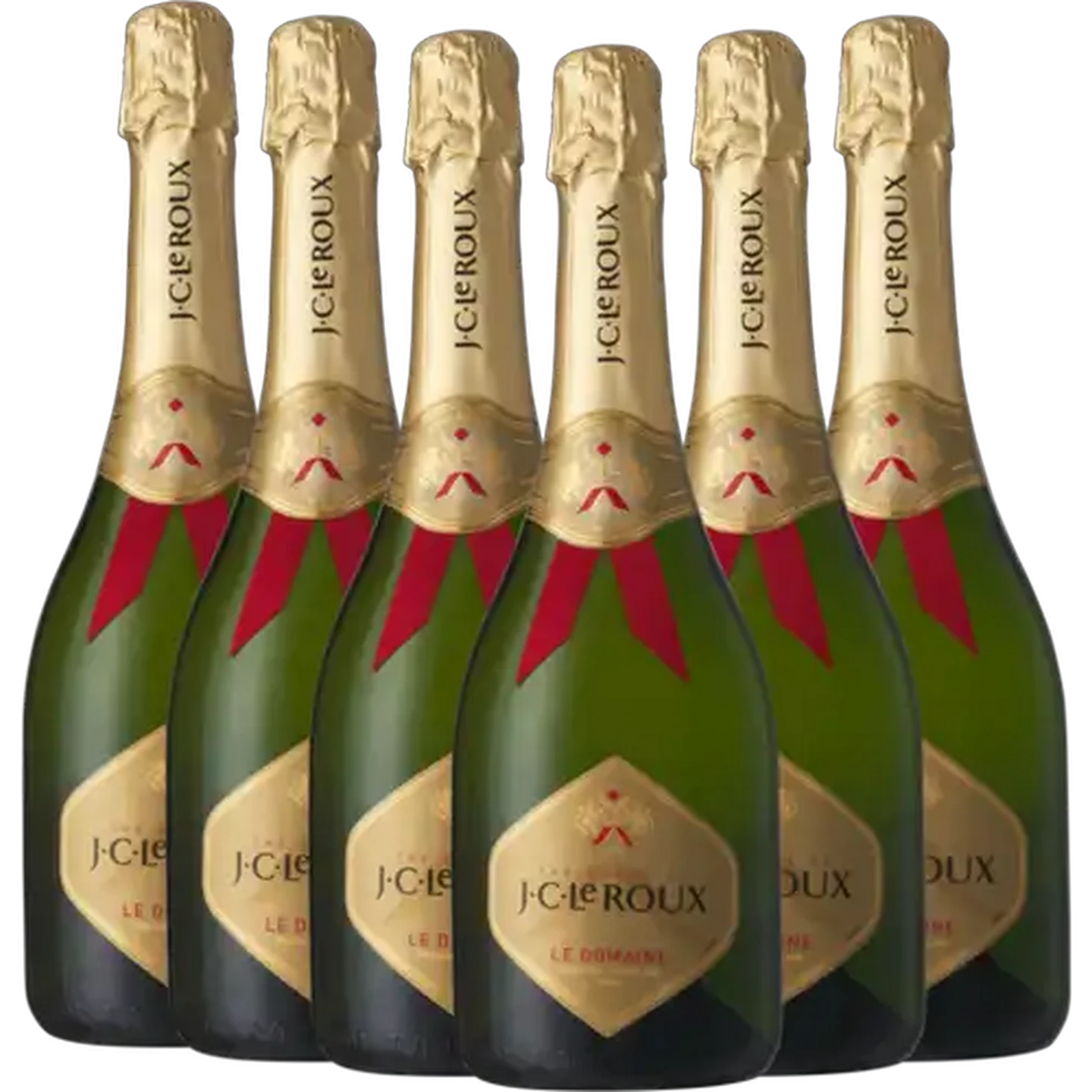 Image of J.C. Le Roux Le Domaine Premium Sparkling White Wine Bottles 6 x 750ml