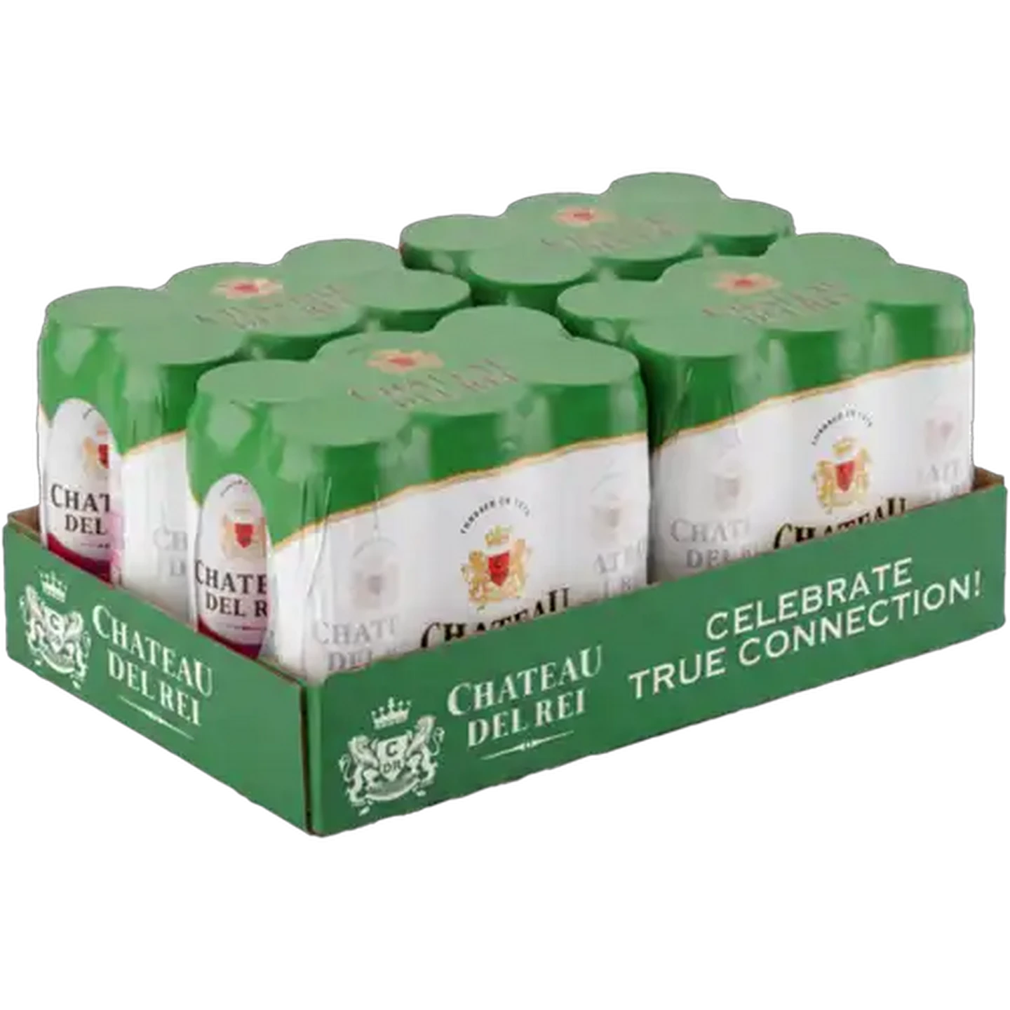 Image of Chateau Del Rei Sparkling Sweet White Wine Cans 24 x 250ml