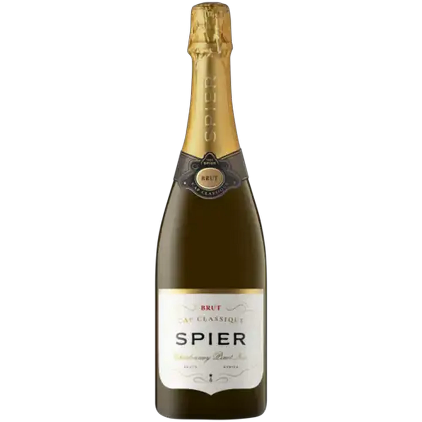 Image of Spier Cap Classique Chardonnay Pinot Noir Brut Sparkling Wine Bottle 750ml
