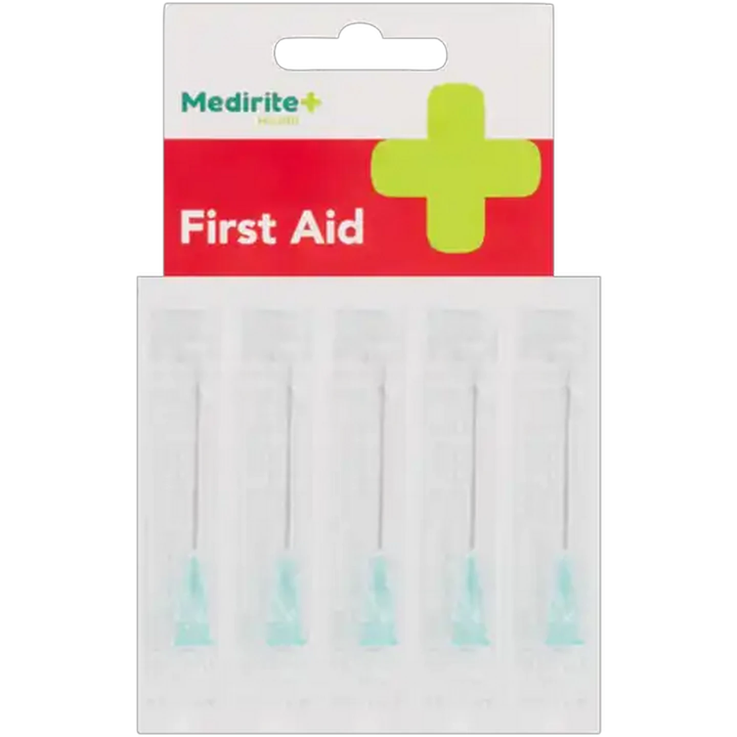 Image of Medirite First Aid 21g Hypodermic Needles 5 Pack
