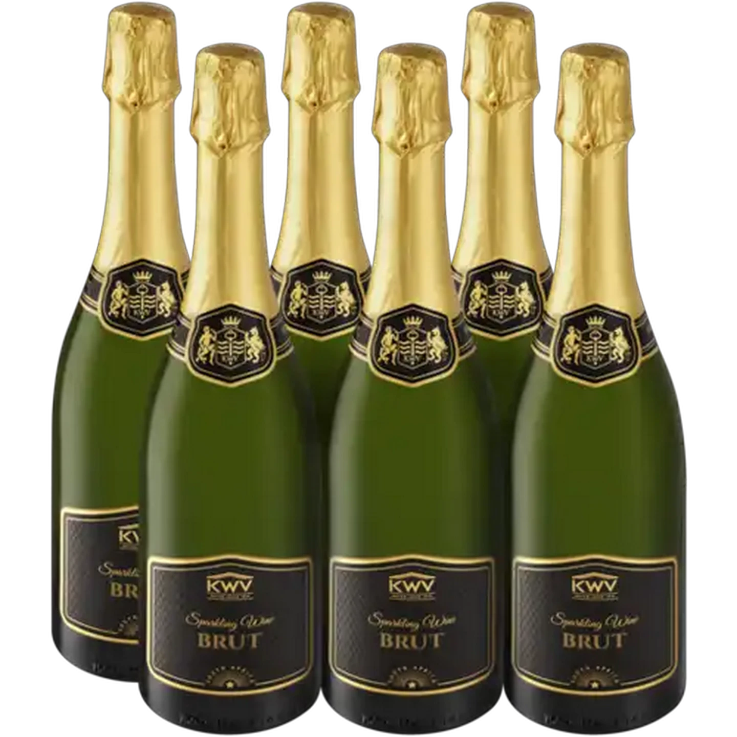 Image of KWV Cuvée Brut Sparkling Wine Bottles 6 x 750ml