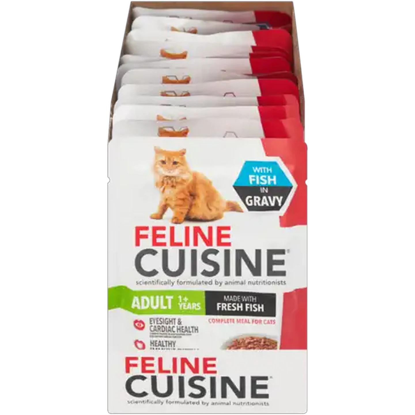 Image of Feline Cuisine Fish Adult Wet Cat Food In Gravy 12 x 85g