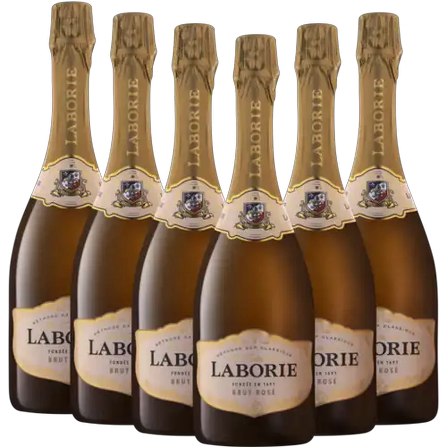 Image of Laborie Méthode Cap Classique Rosé Wine Bottle 6 x 750ml