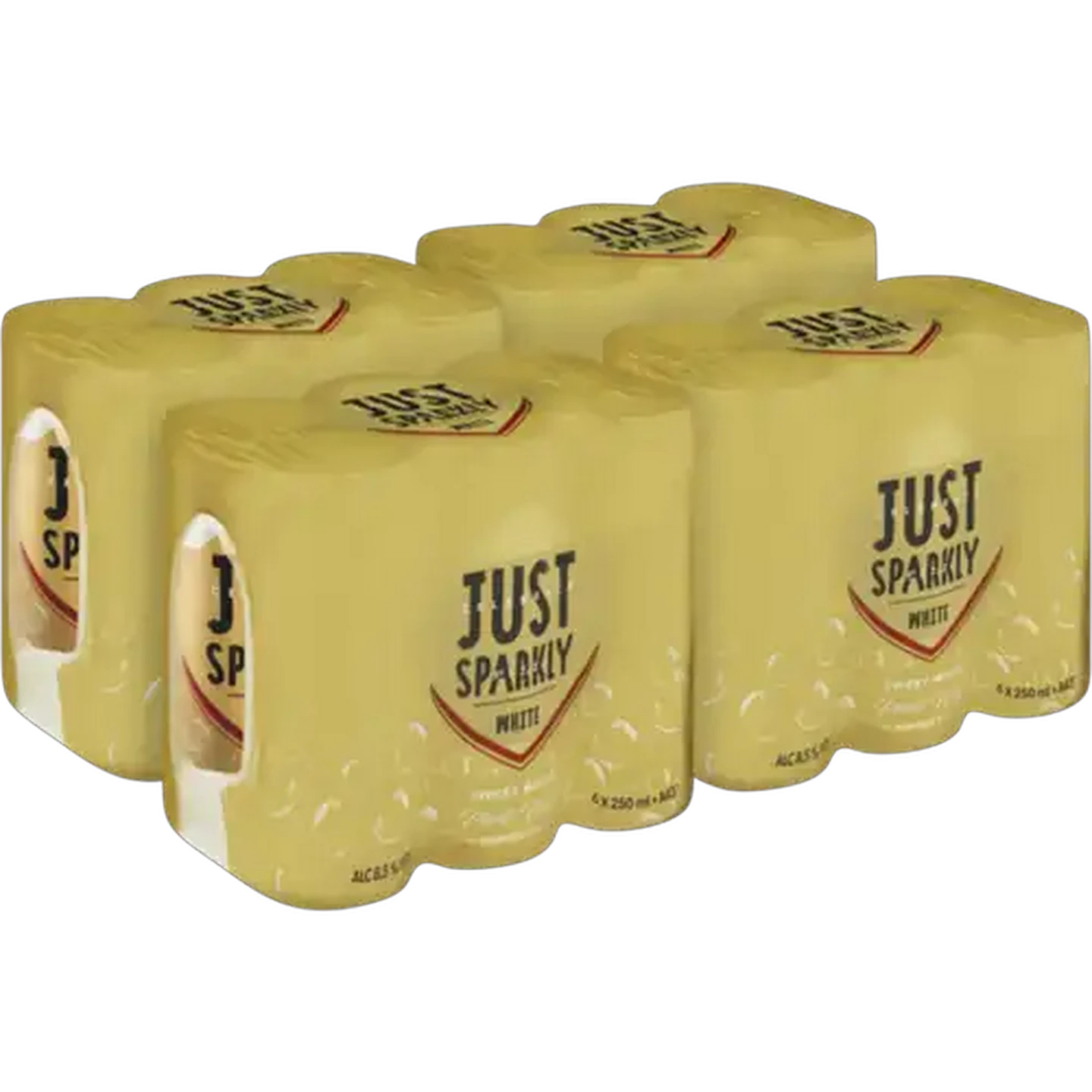 Image of Just Wine Sweet White Perlé Wine Sparkling Wine Cans 24 x 250ml