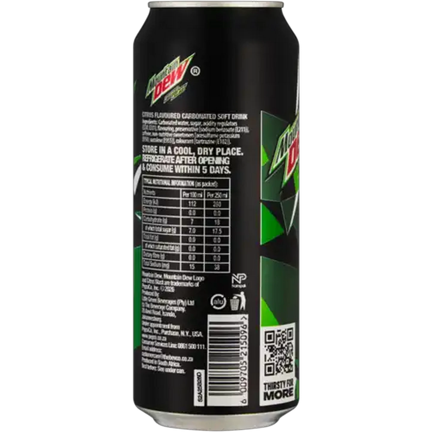 Image of Mountain Dew Citrus Blast Soft Drink 500ml