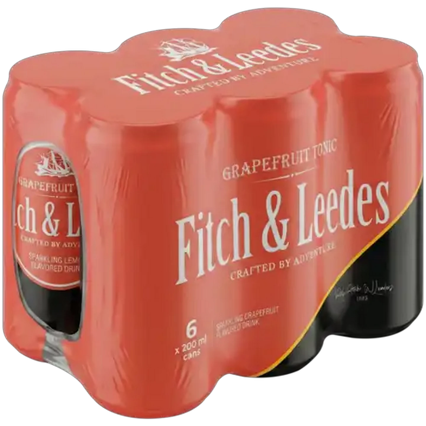 Image of Fitch & Leedes Grapefruit Tonic Sparkling Drink 6 x 200ml