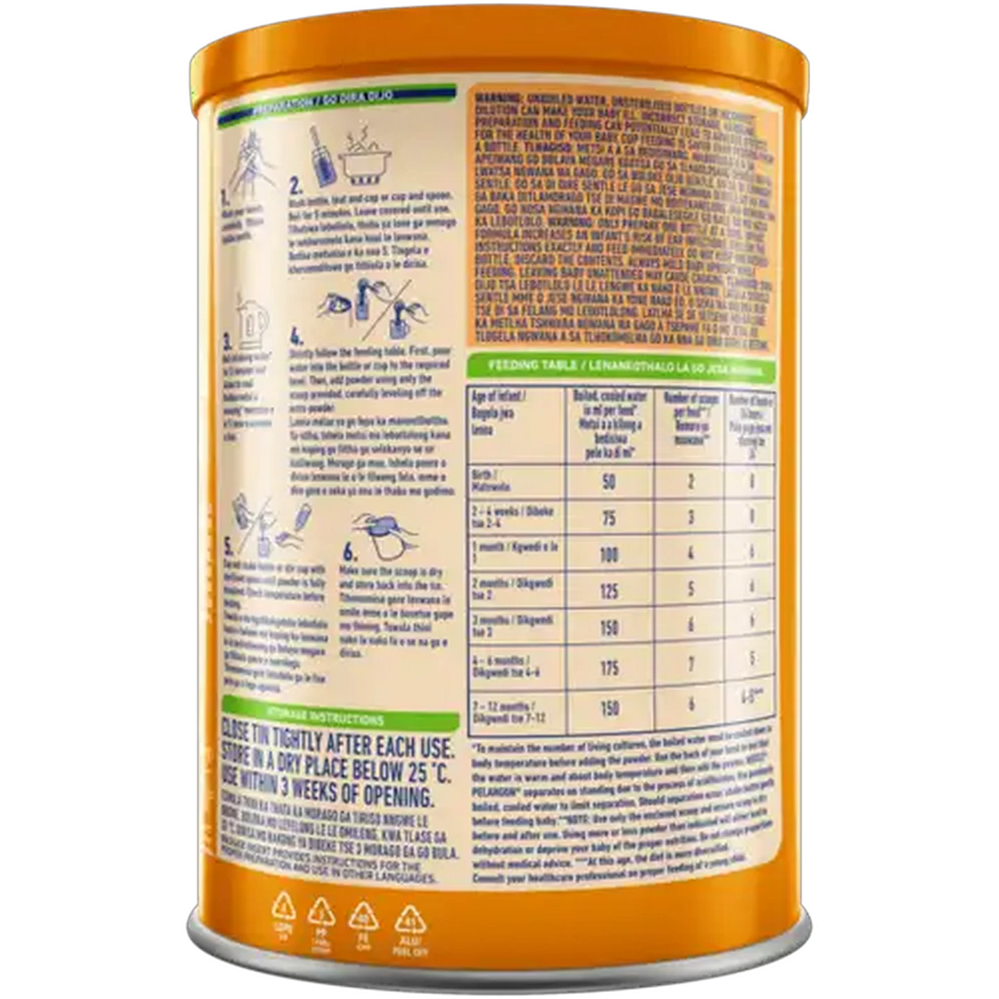 Image of Nestlé Pelargon Acidified Infant Formula 900g