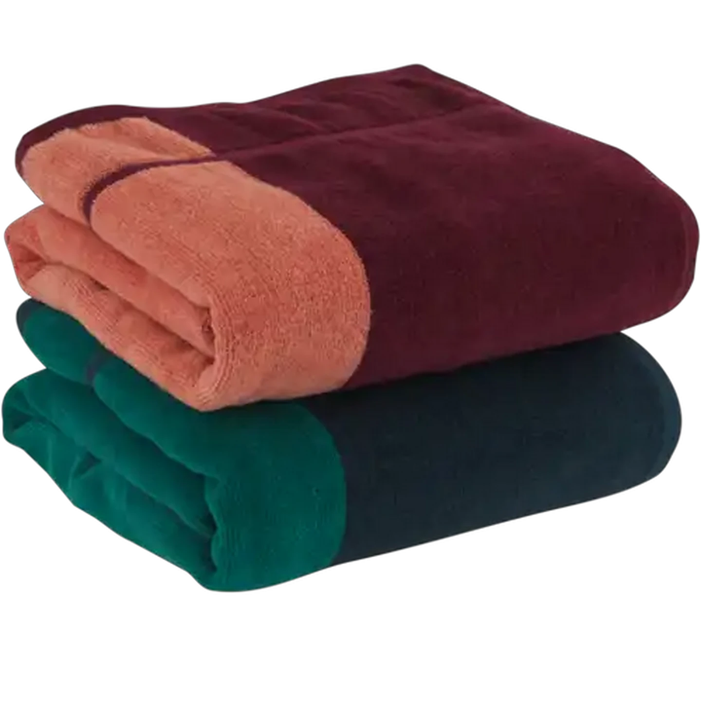 Image of Essentials Velour Bath Towel 70 x 140cm (Colour May Vary)