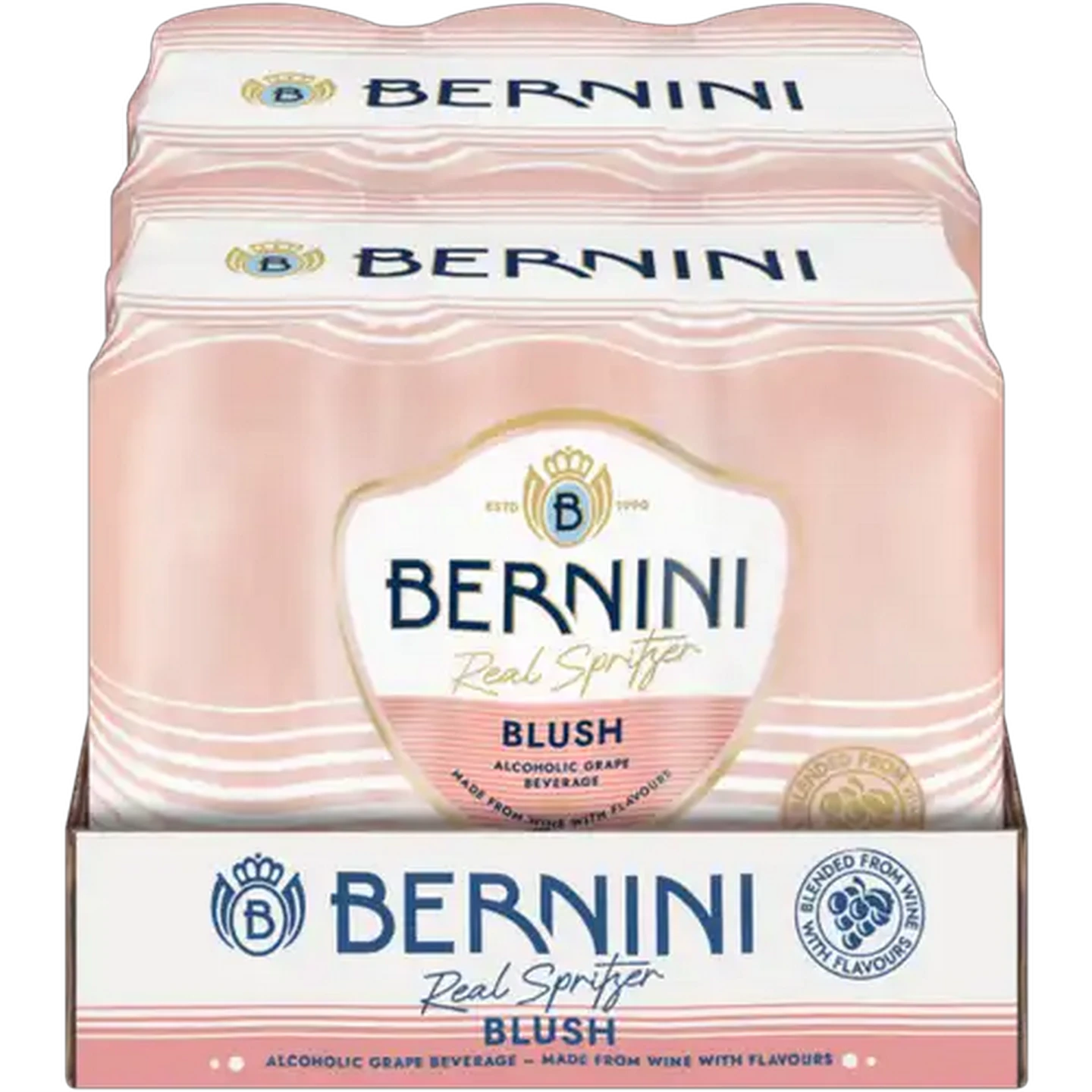 Image of Bernini Blush Alcoholic Grape Beverage Cans 12 x 500ml