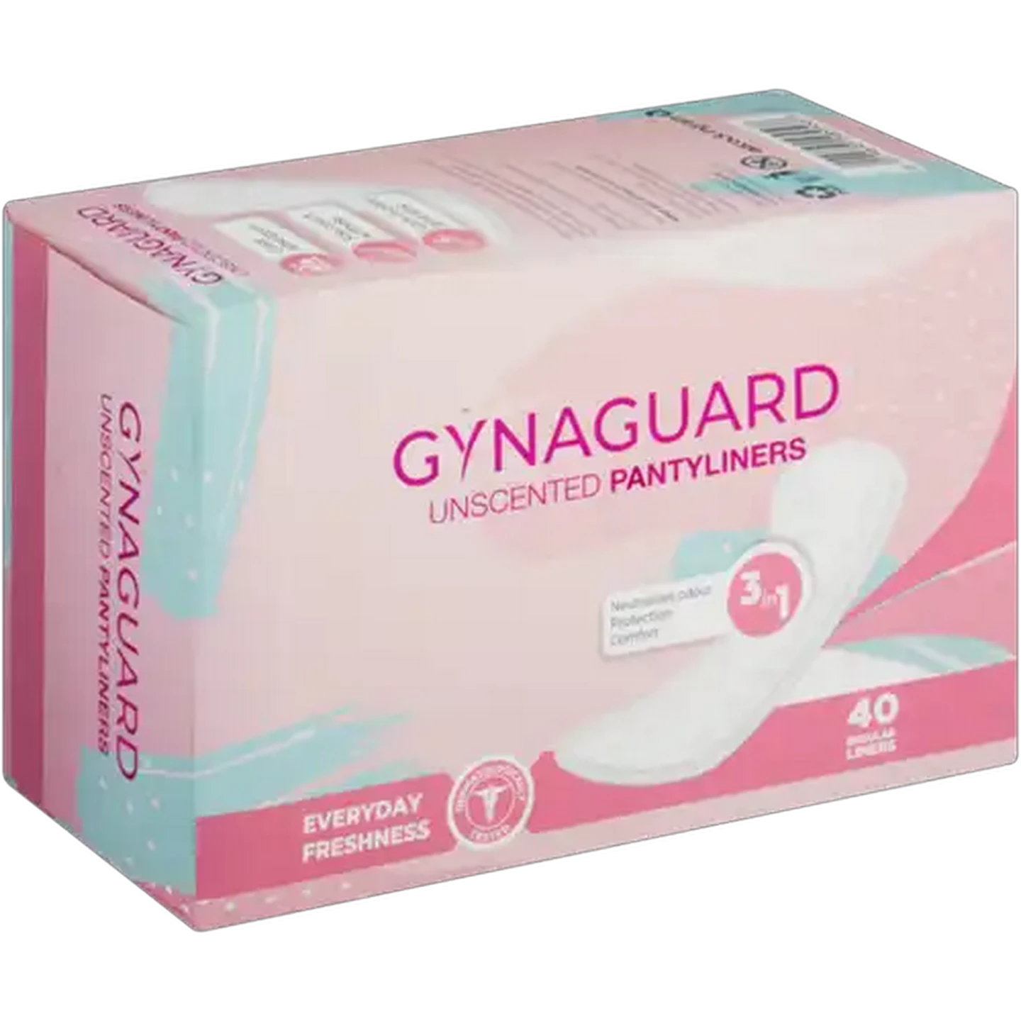 Image of GynaGuard Regular Unscented Pantyliners 40-Pack