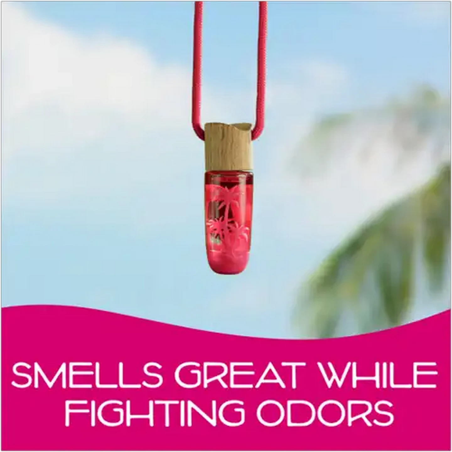 Image of California Scents Coronado Cherry Hanging Vial Air Freshener 5ml