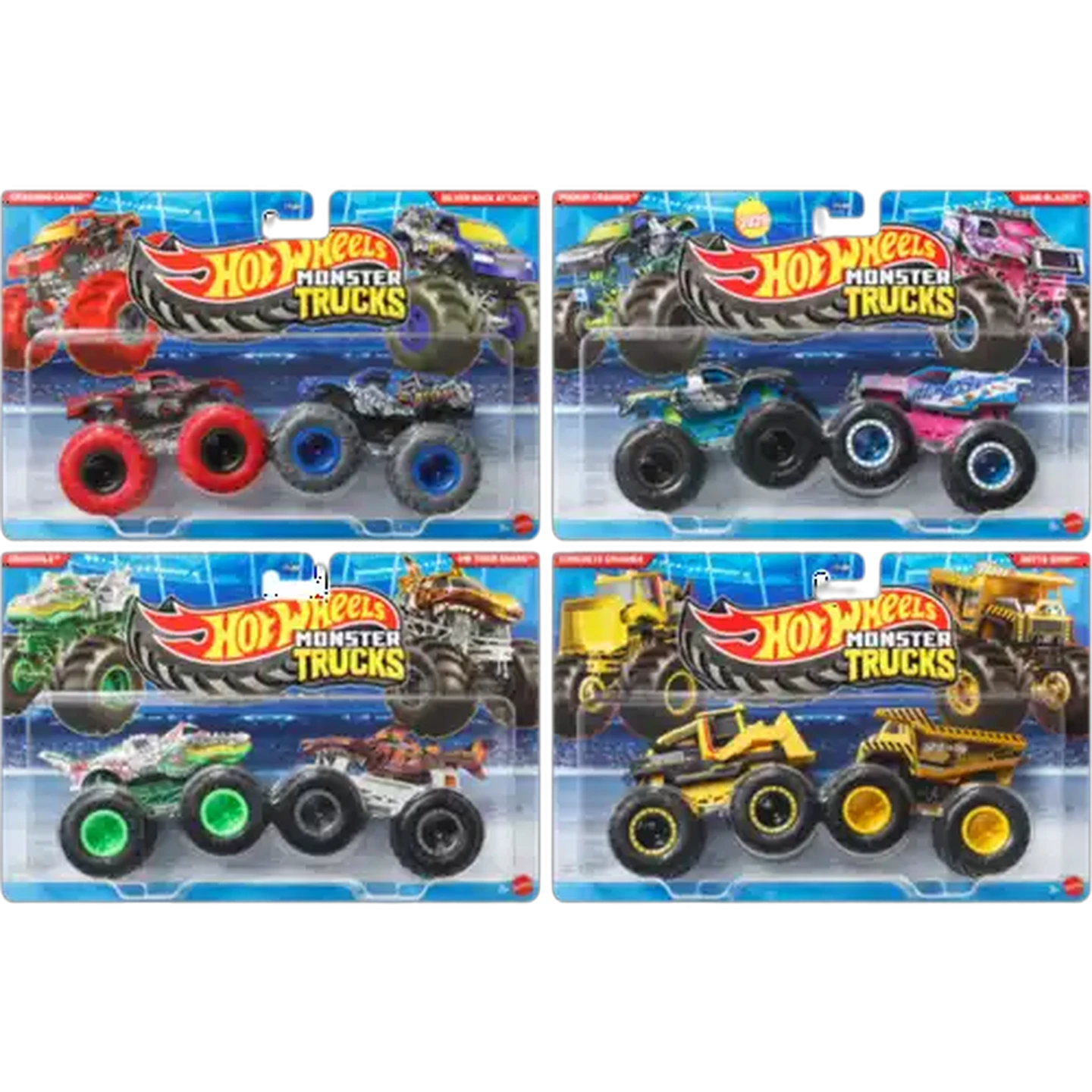 Image of Hot Wheels Monster Trucks Demolition Vehicles 2-Pack (Type May Vary)